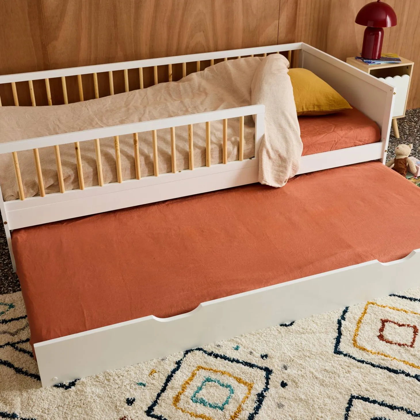 Cajón cama infantil madera de pino