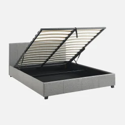 Cama con somier abatible y cabecero, 160x200m