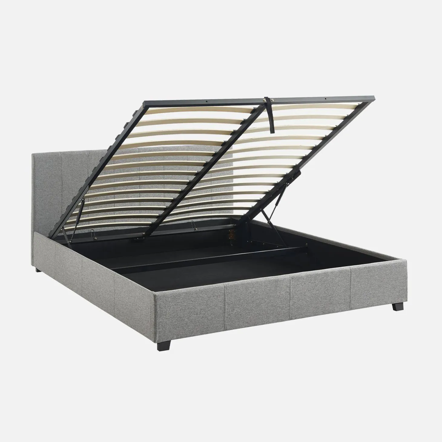 Cama con somier abatible y cabecero, 160x200m