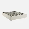 Cama con somier abatible, acabado borreguito