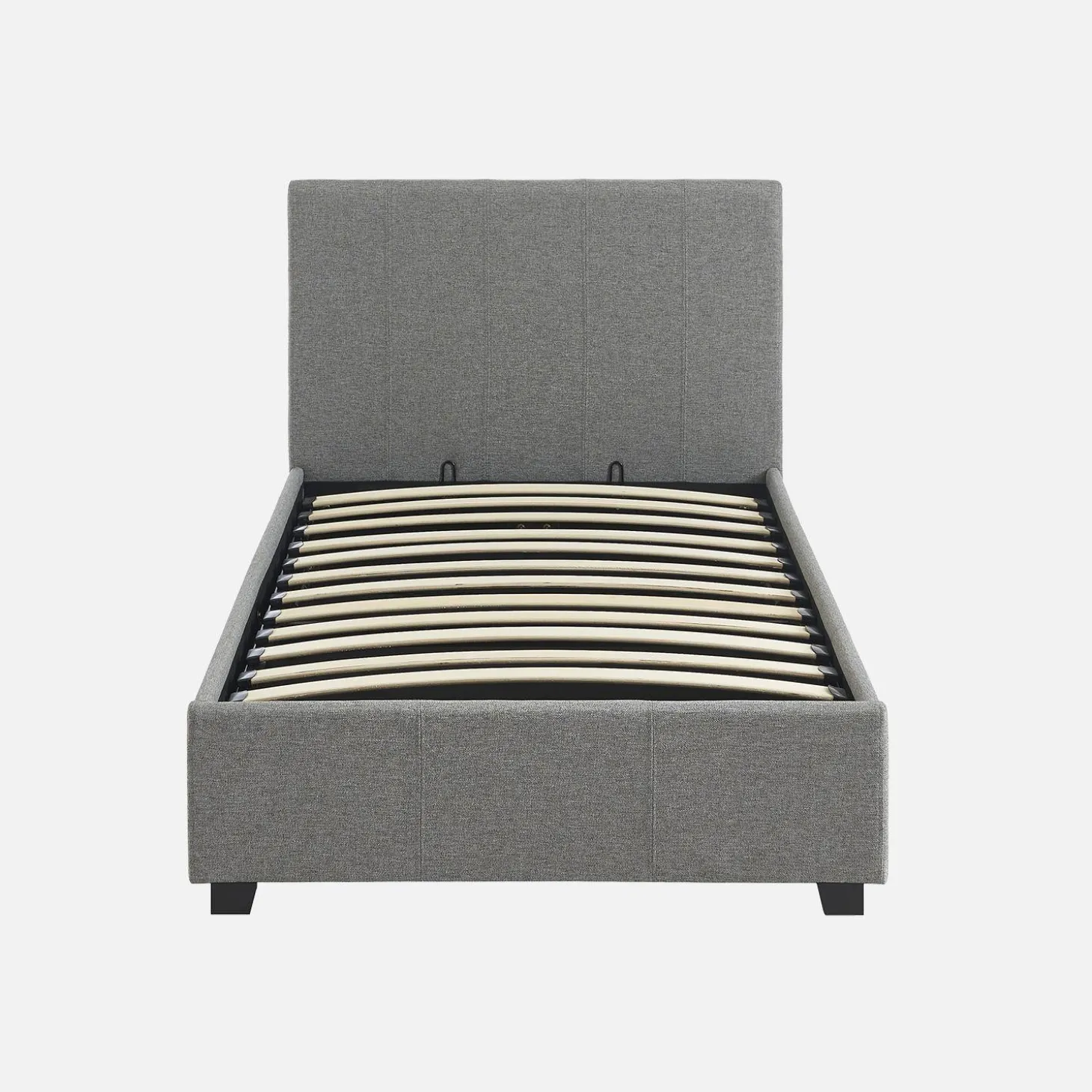 Cama con somier abatible y cabecero, 90x190cm