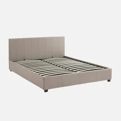 Cama con somier abatible y cabecero, 160x200m