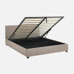 Cama con somier abatible y cabecero, 160x200m