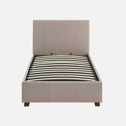 Cama con somier abatible y cabecero, 90x190cm