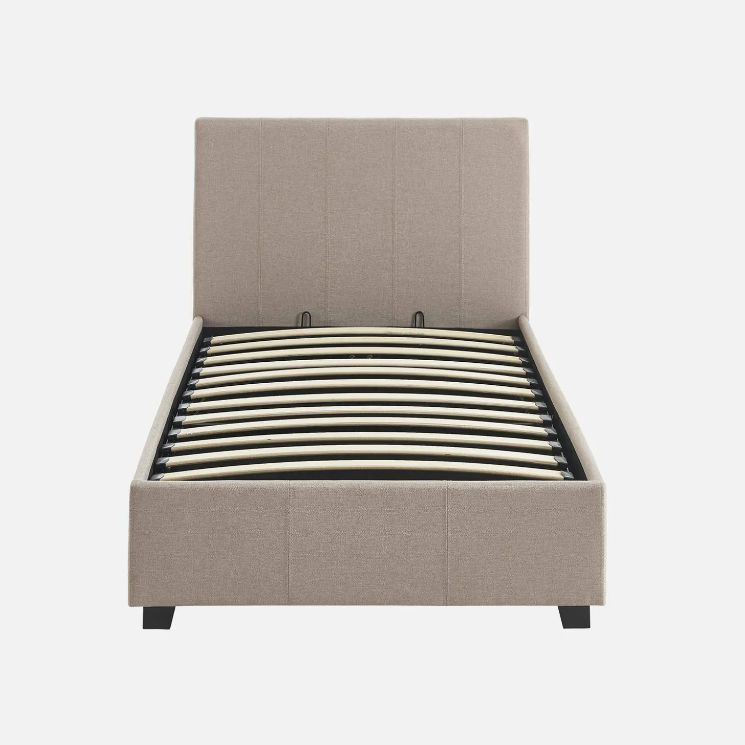 Cama con somier abatible y cabecero, 90x190cm
