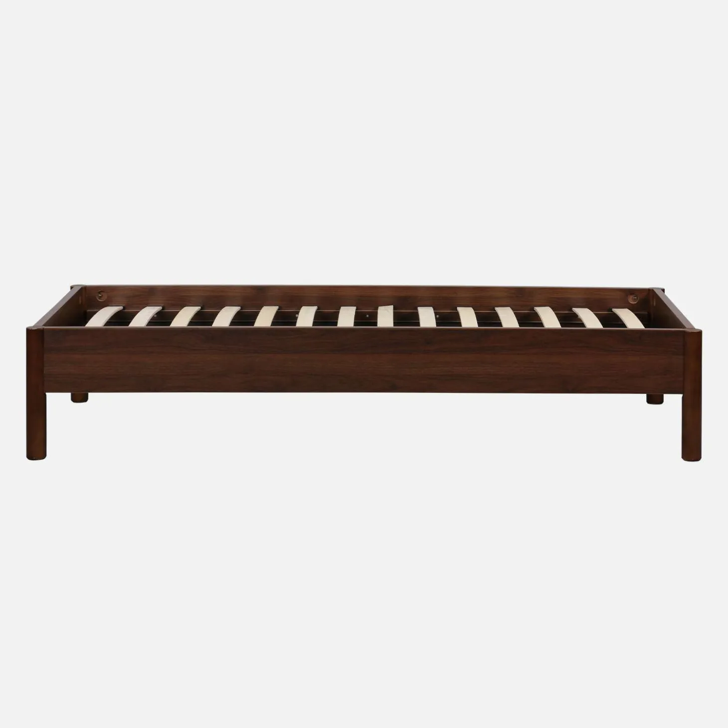Cama con somier de láminas 90x190cm decoración madera