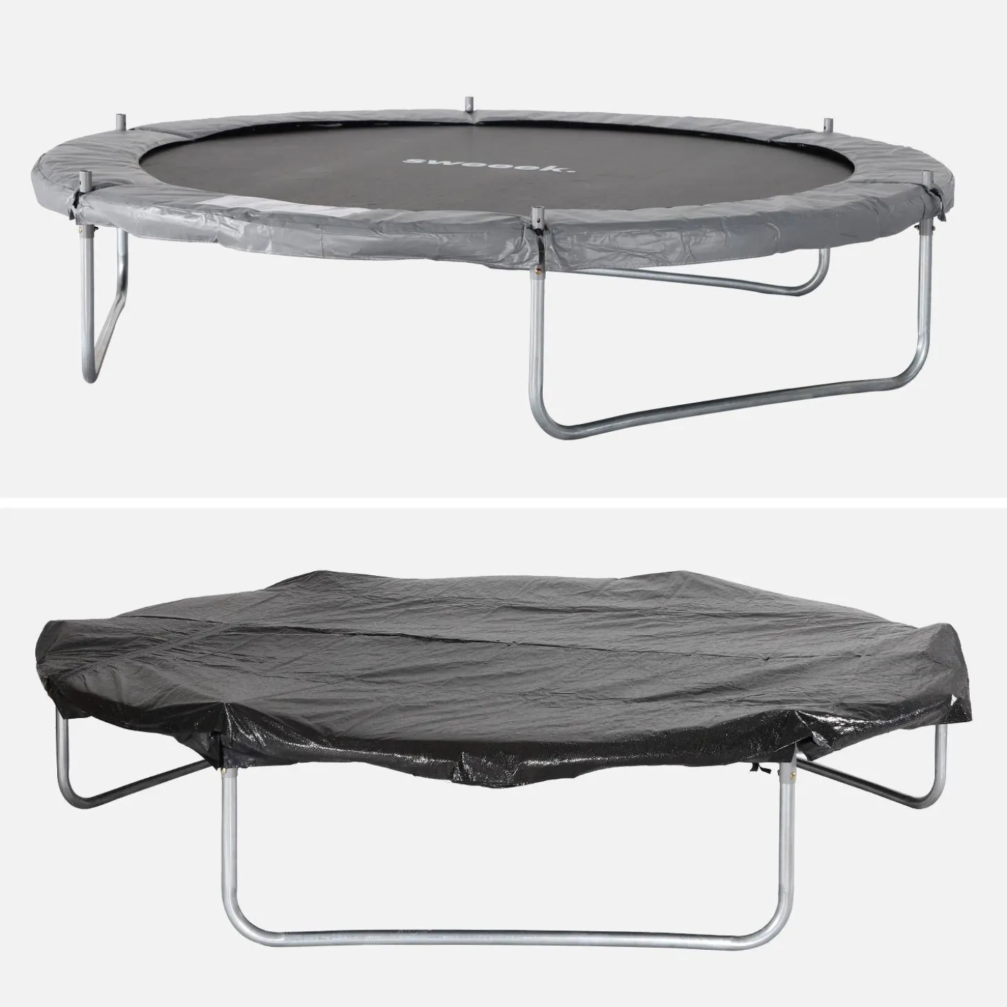 Cama elástica con pack de accesorios, 250cm