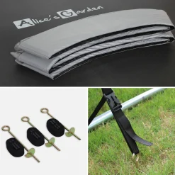 Cama elástica con pack de accesorios, 305cm