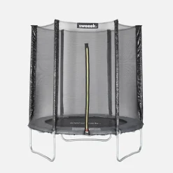 Cama elástica con protección red, 180cm