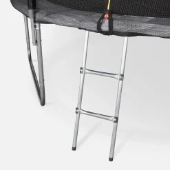 Cama elástica de 400 cm con red exterior y accesorios