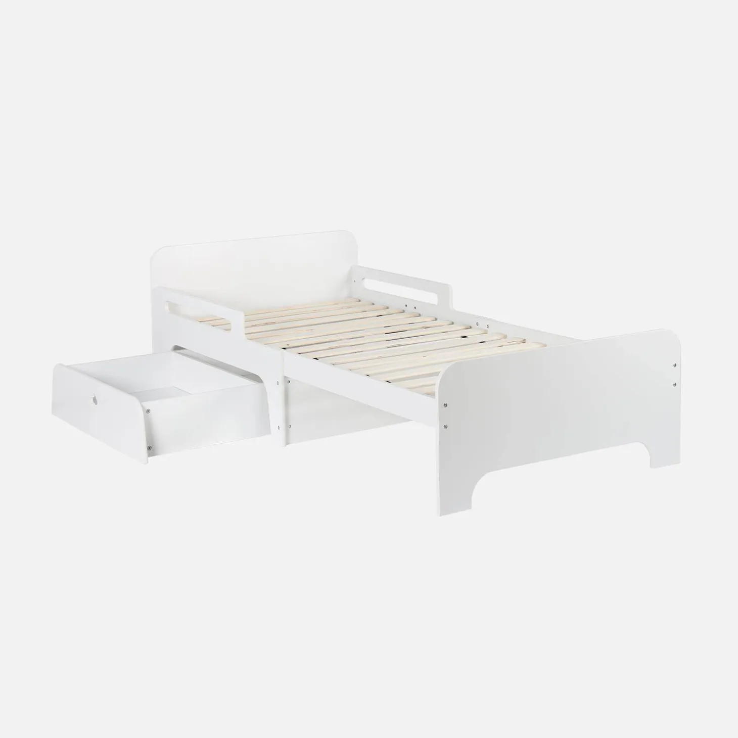 Cama infantil convertible con cajón