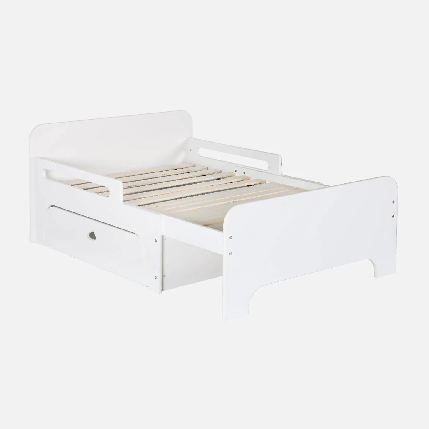 Cama infantil convertible con cajón