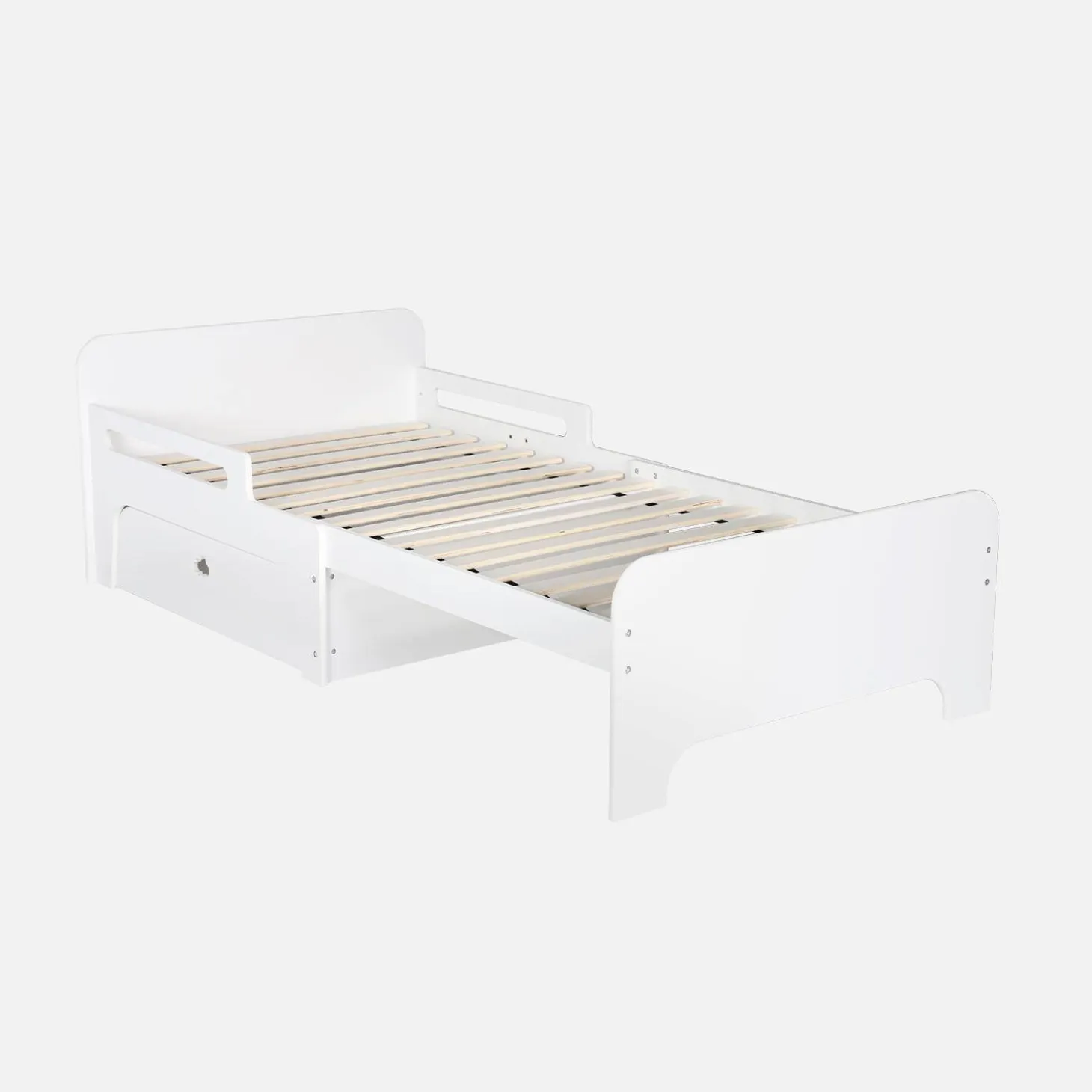 Cama infantil convertible con cajón