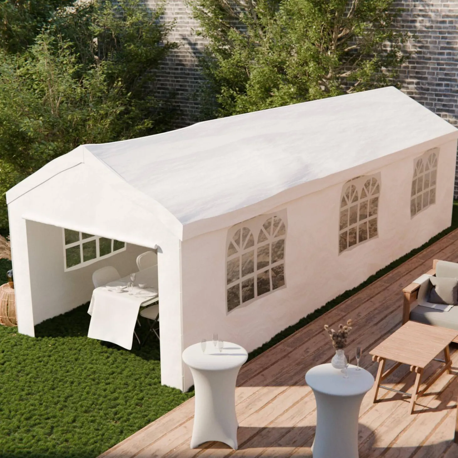 Carpa de recepción 3x9m