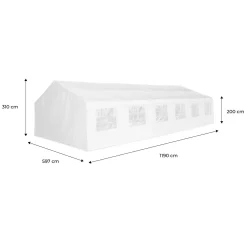 Carpa de recepción 6x12m