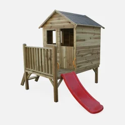 Casa de madera para niños de 2m²