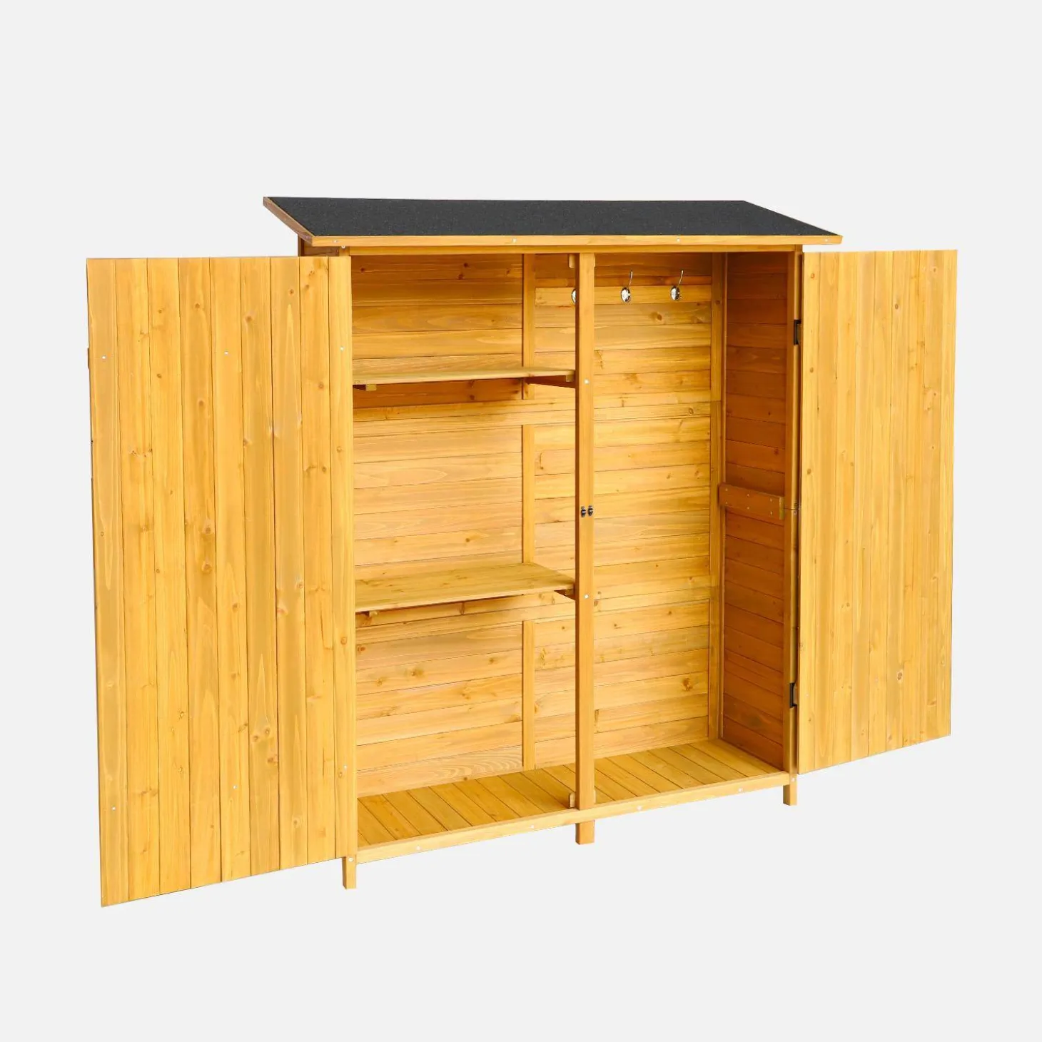 Caseta de jardín de 140cm en madera de abeto