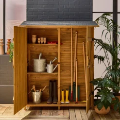 Caseta de jardín de 140cm en madera de abeto