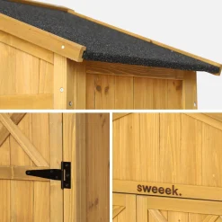 Caseta de jardín de 105cm en madera de abeto