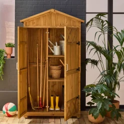 Caseta de jardín de 105cm en madera de abeto