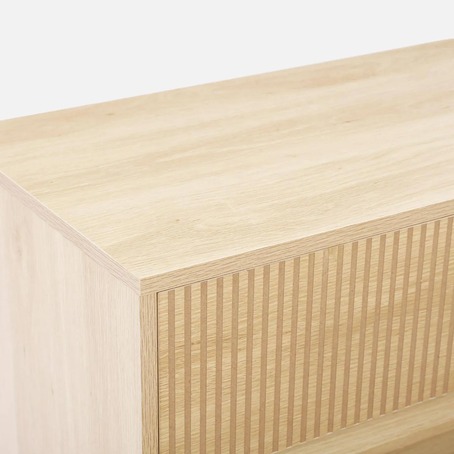 Cómoda con efecto madera, 3 cajones