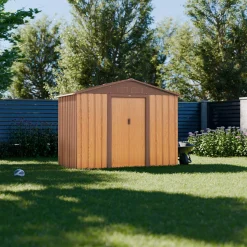 Cobertizo de jardín con kit de anclaje de 2.71m²