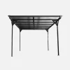 Cochera con techo de aluminio y policarbonato, 15m²