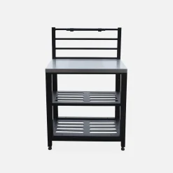 Cocina exterior 5 módulos acero inoxidable con barbacoa gas 4 quemadores