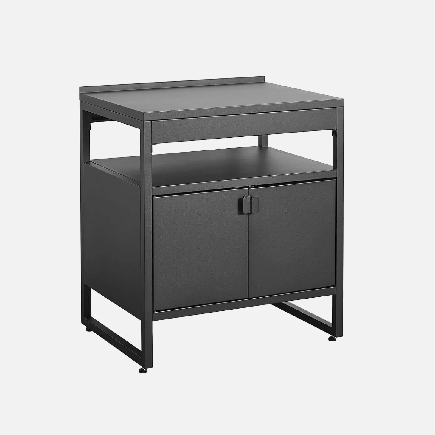 Cocina exterior de acero, 2 puertas, 80cm