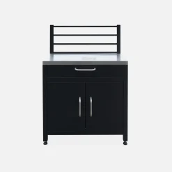 Cocina exterior de acero con 4 módulos