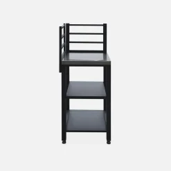 Cocina exterior de acero con 4 módulos