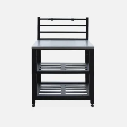 Cocina exterior de acero con 4 módulos