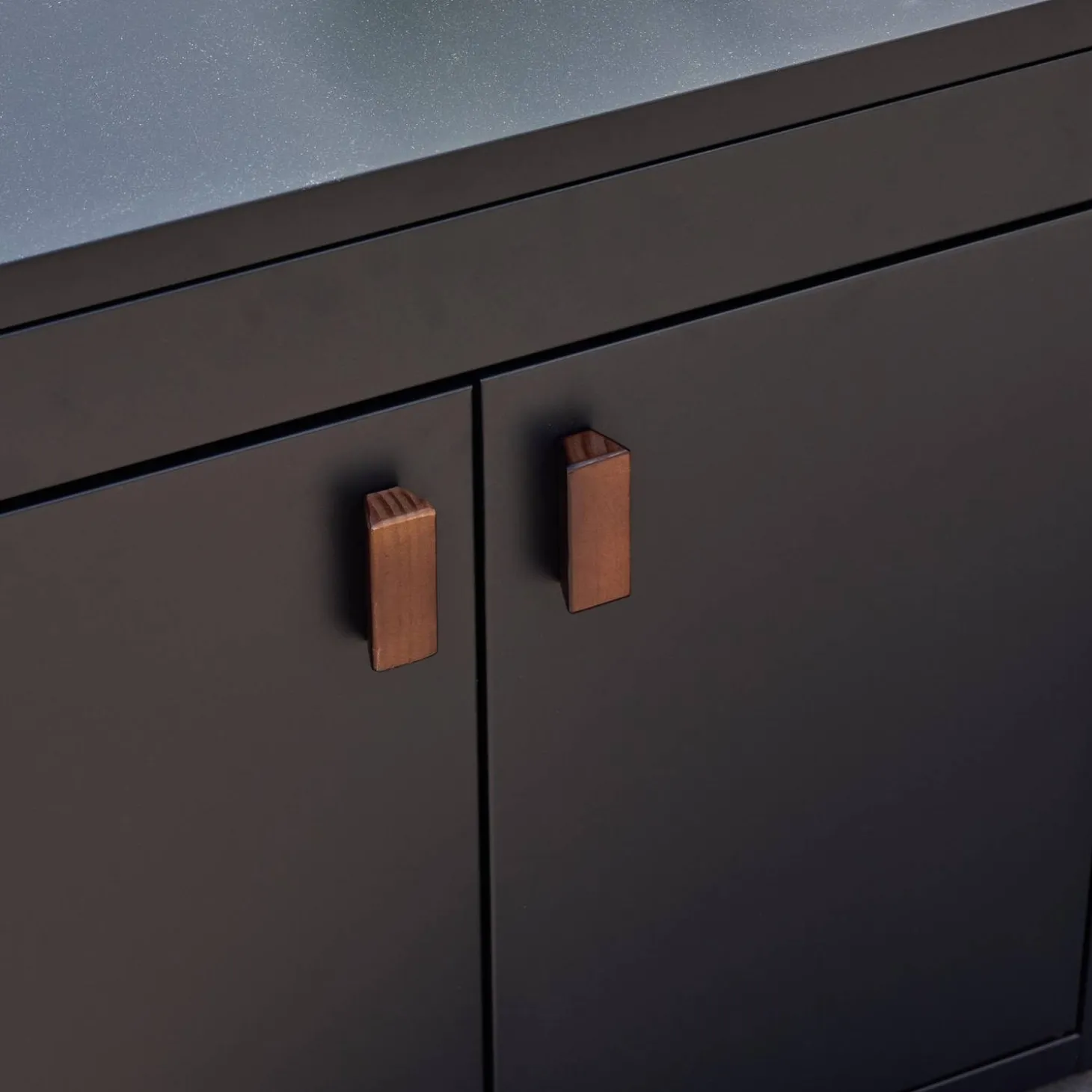 Cocina exterior de acero 2 puertas, 80cm