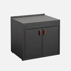 Cocina exterior de acero 2 puertas, 80cm