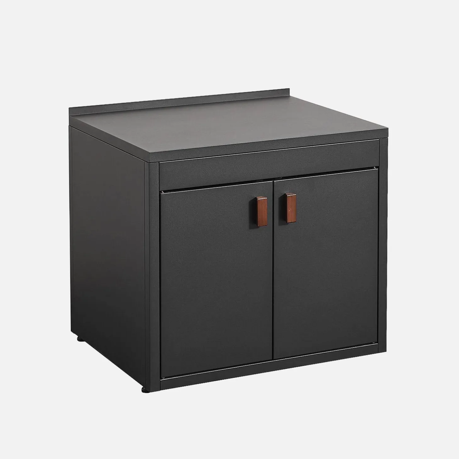 Cocina exterior de acero 2 puertas, 80cm