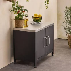 Cocina exterior de acero, 80cm