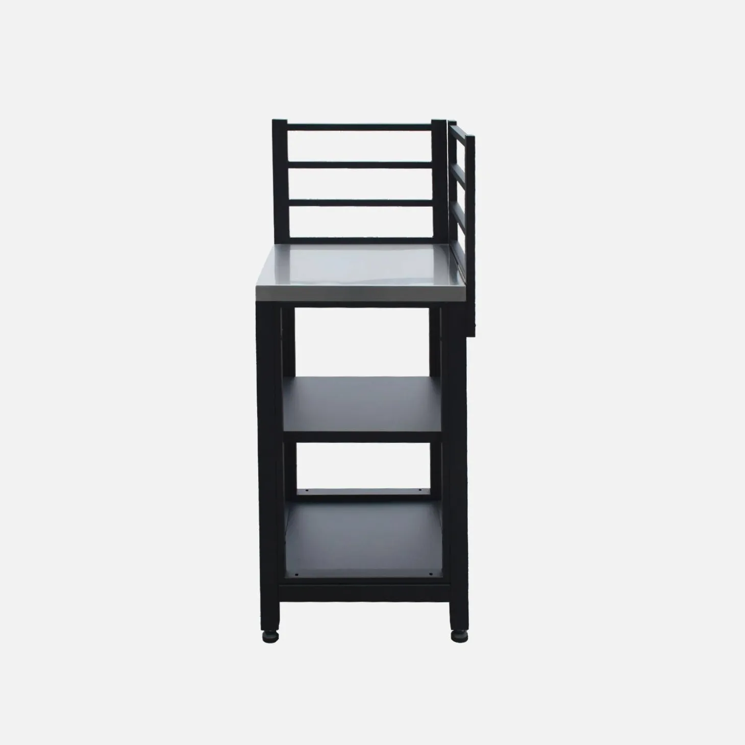 Cocina exterior de acero 2 estantes, 48.5cm