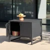 Cocina exterior de acero, 2 puertas, 80cm