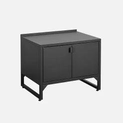 Cocina exterior de acero, 2 puertas, 80cm