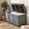 Cofre de almacenamiento de madera, 330L