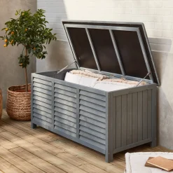 Cofre de almacenamiento de madera, 330L