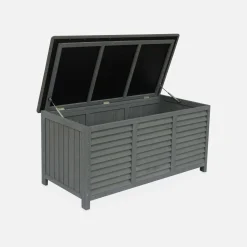 Cofre de almacenamiento de madera, 330L
