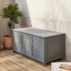 Cofre de almacenamiento de madera, 330L