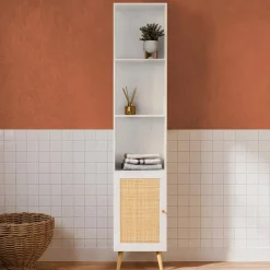 Columna de almacenamiento para cuarto de baño