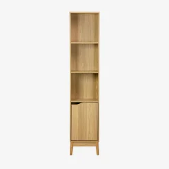Columna de almacenamiento para baño vintage, 3 estantes