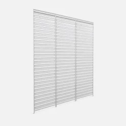 Conjunto de 3 persianas de 130cm para pérgola bioclimática de aluminio 3x4m