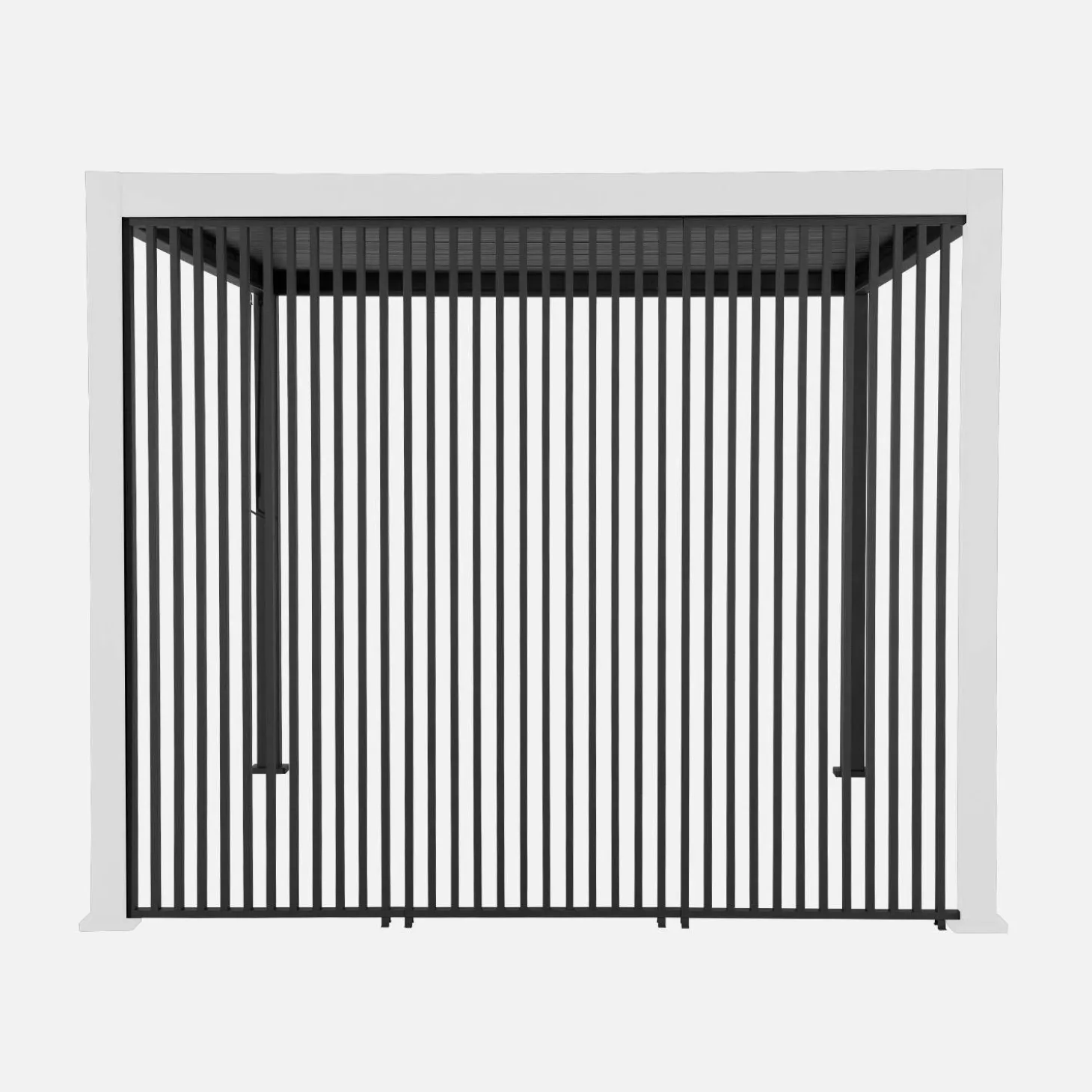 Conjunto de 3 persianas verticales 1m pérgola bioclimática