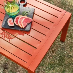 Conjunto de jardín de aluminio , 4 plazas