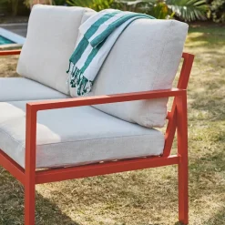 Conjunto de jardín de aluminio , 4 plazas