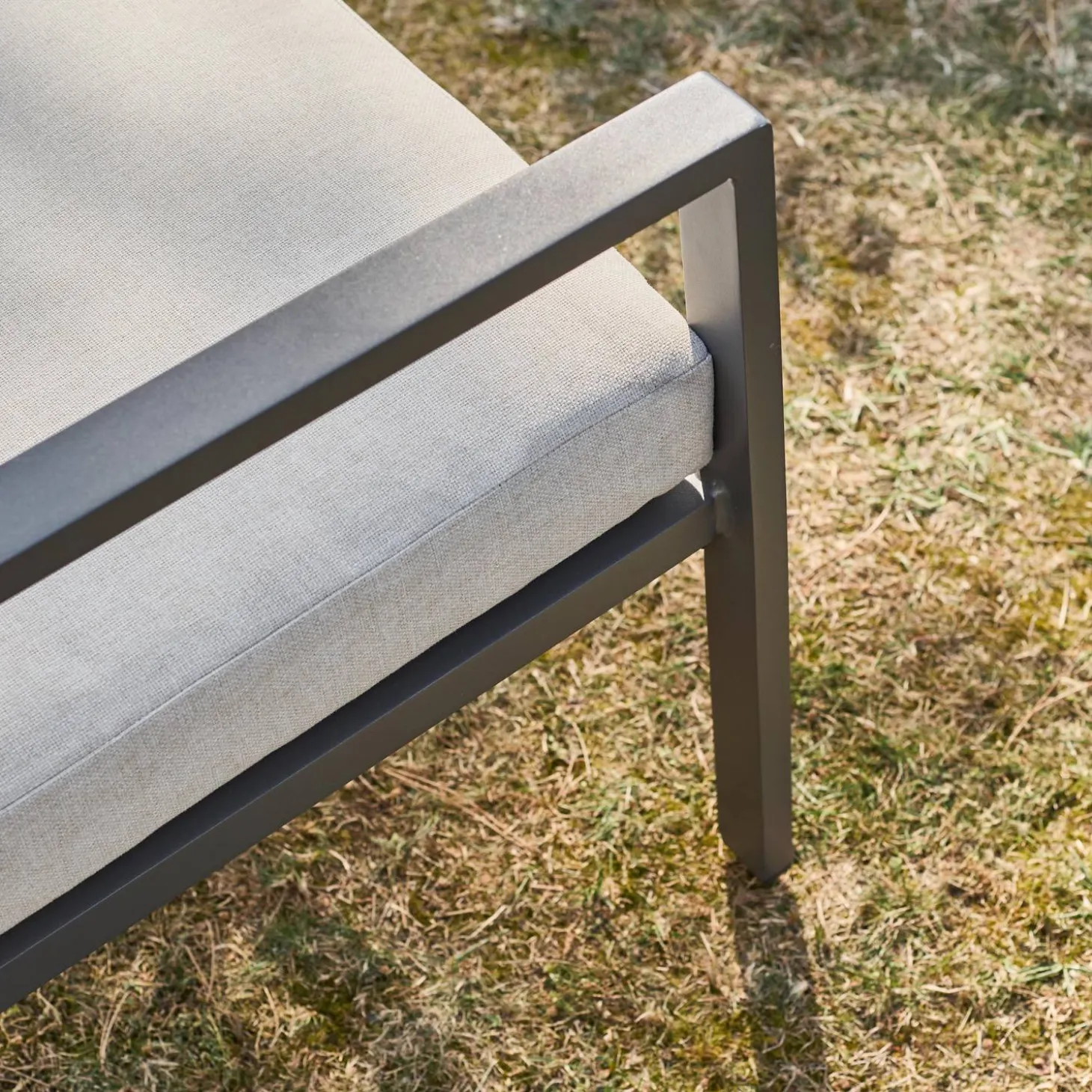 Conjunto de jardín de aluminio , 4 plazas